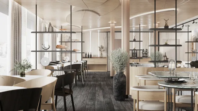 Ресторан на шлюпочной палубе